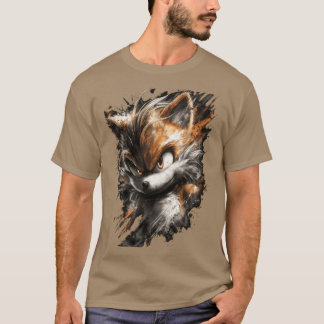 Camiseta Tails Miles from Sonic the Hedgehog Badass Print D