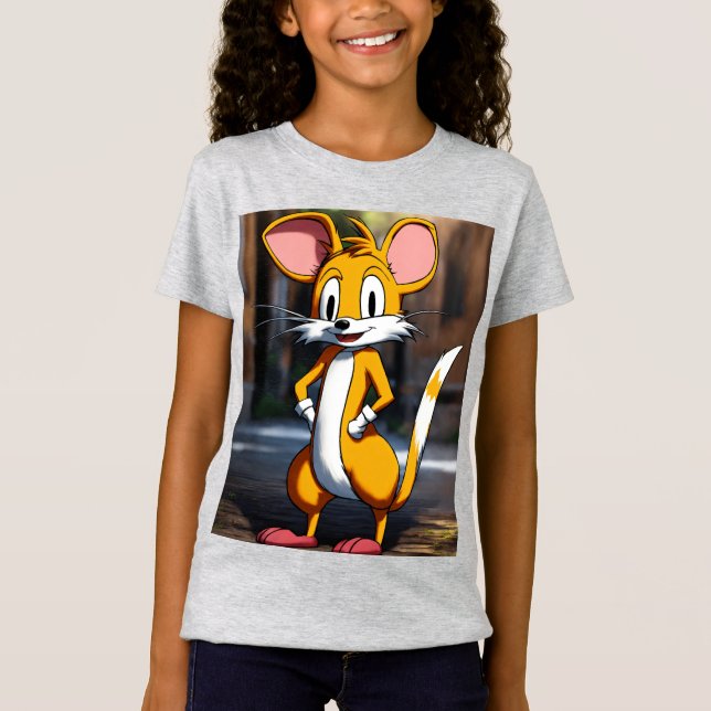 Camiseta Tails Reimagined as a Rat – Sonic Fan Art Concept (Frente)
