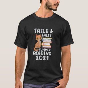 Camiseta Tails & Tales Livros de Leitura de Verão 2021 Leit