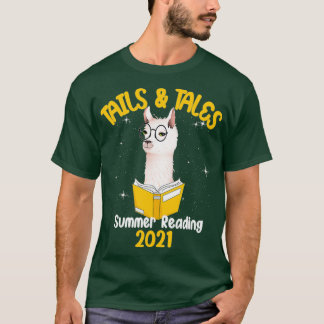 Camiseta Tails Tales Summer Reading 2021 Llama 1
