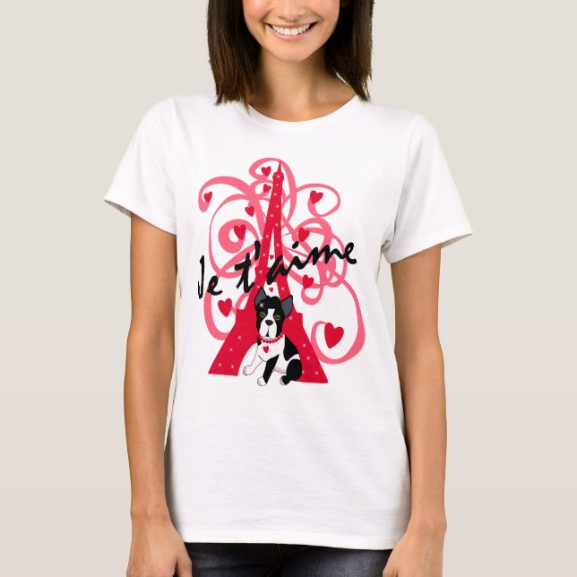 Camiseta T'aime de Je (Frente)