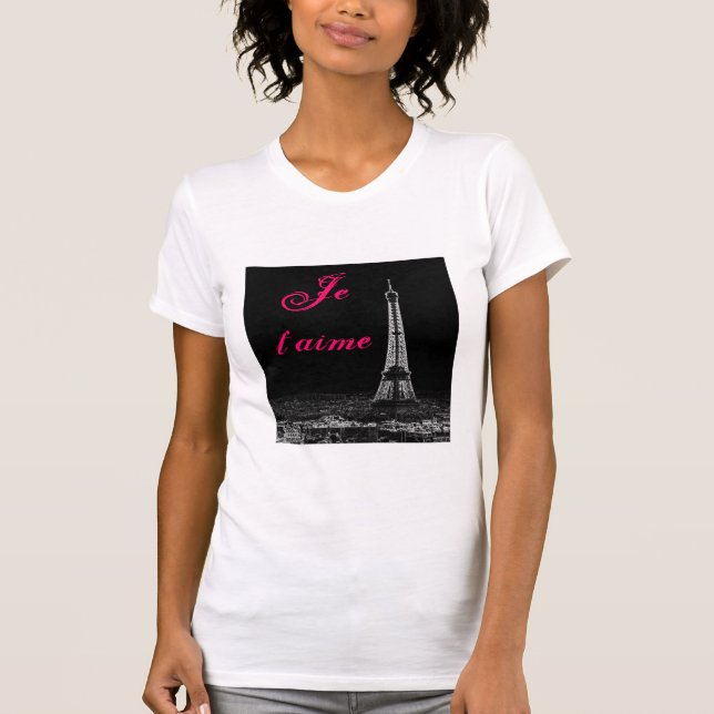 Camiseta T'aime Paris de Je (Frente)
