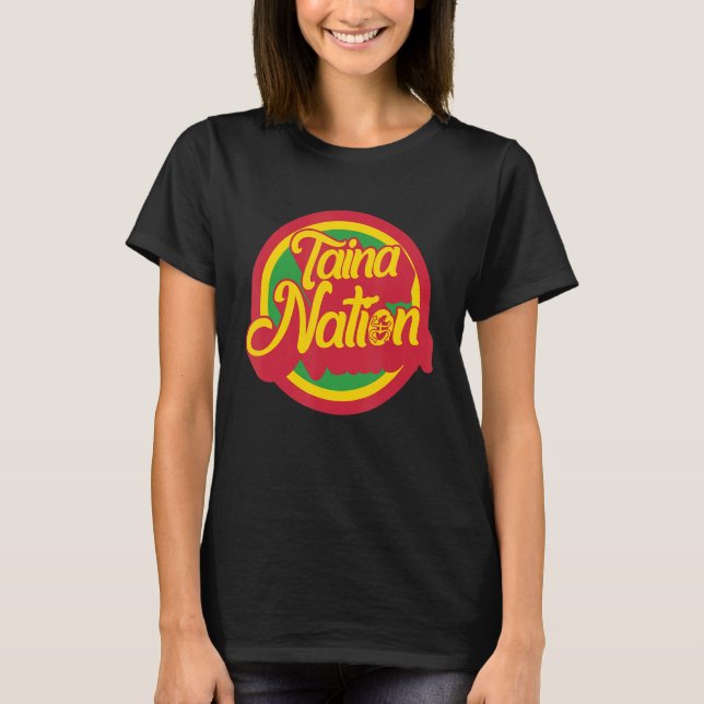Camiseta Taina Nation Coqui - Símbolo de Sapo Atabey Ancest (Frente)