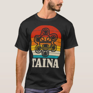 Camiseta Taina Sun Vintage Porto Rico Boricua Taino Borike