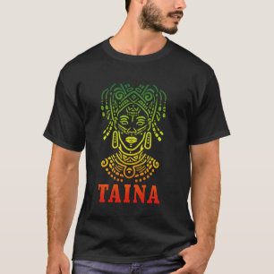 Camiseta Taina Taino Mulher Boricua Boriken Indígenas Puert