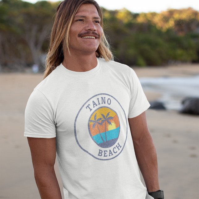 Camiseta Taino Beach, Bahamas Faded Classic Style (Criador carregado)