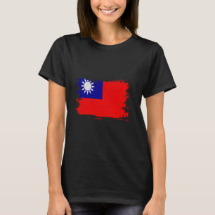Camiseta Taiwan Flag Vintage Taiwan Pride Taiwan Raiz de Ta