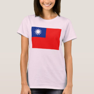Camiseta Taiwan Flag x Map T-Shirt