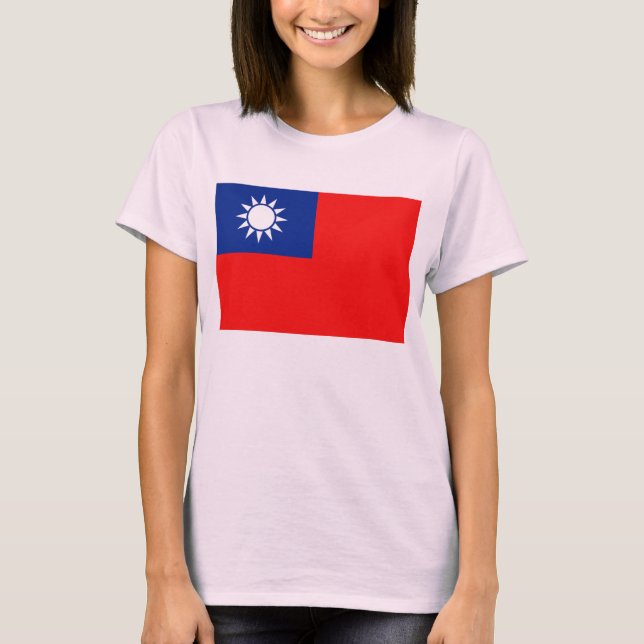 Camiseta Taiwan Flag x Map T-Shirt (Frente)