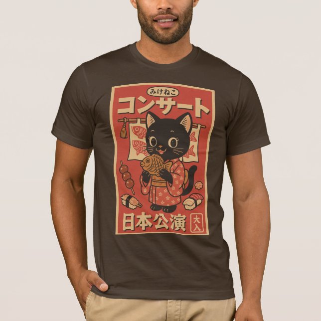 Camiseta Taiyaki Treats e Whiskers (Frente)