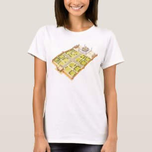 Camiseta Taj Mahal. Adra India. Túmulo e jardins