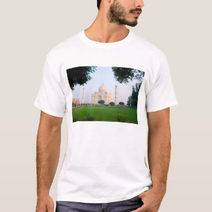 Camiseta Taj Mahal ao nascer do sol uma das maravilhas do