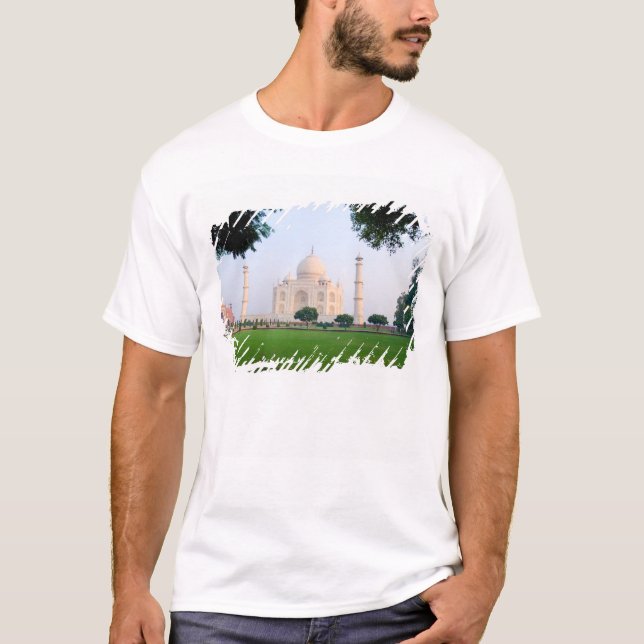 Camiseta Taj Mahal no nascer do sol uma das maravilhas da (Frente)