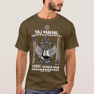 Camiseta Taj Mahal Rock And Roll é minha paixão