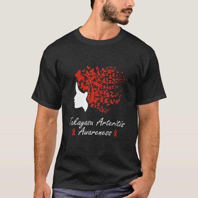 Camiseta Takayasu Arteritis Consciência - Mulheres Borbolet (Frente)