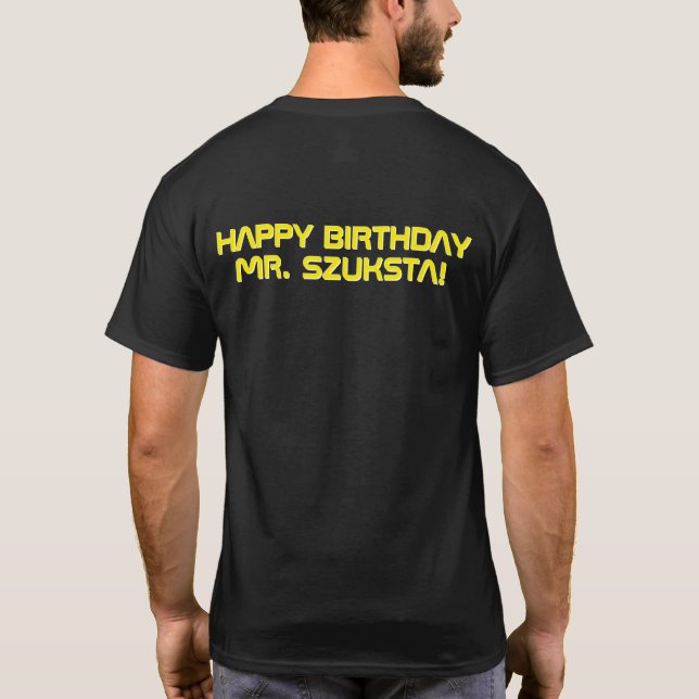 Camiseta Take 2! Happy Birthday Scott! (Verso)