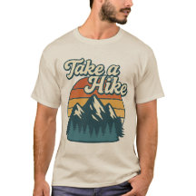 Camiseta Take a Hike – Camisa de Caminhada ao Ar L
