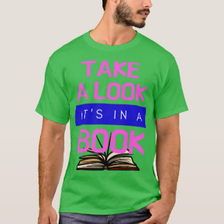Camiseta Take a look its in a book1