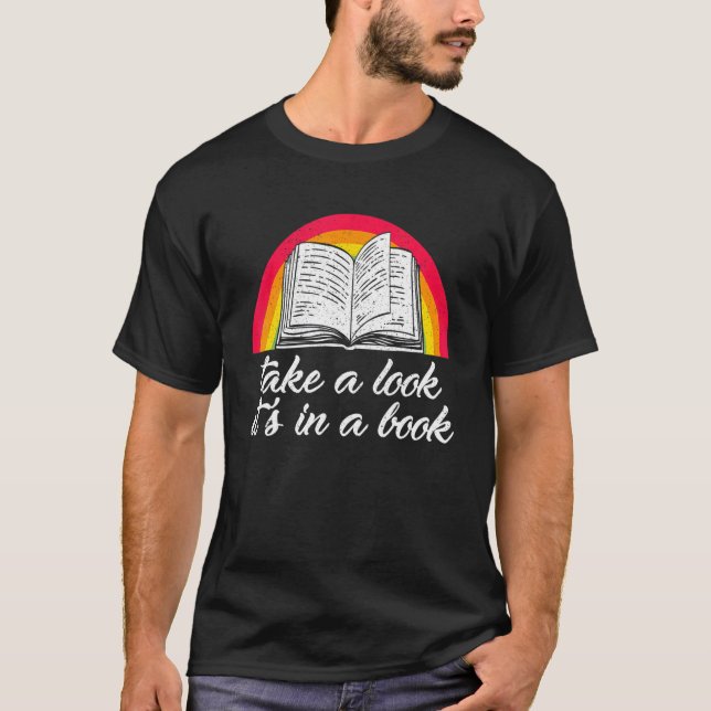 Camiseta Take A Look It's In A Book  Book 1 (Frente)
