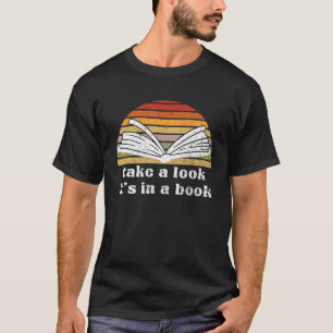 Camiseta Take A Look It's In A Book Book 7