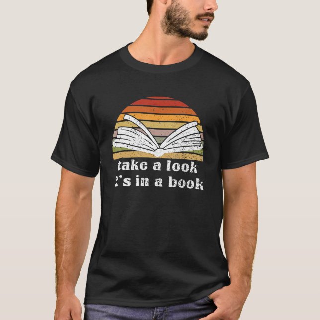 Camiseta Take A Look It's In A Book  Book 7 (Frente)