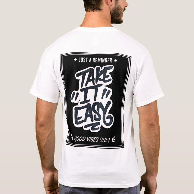 Camiseta Take It Easy Graffiti  (Verso)