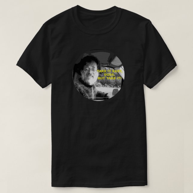 Camiseta Take It Easy Terence McKenna (Frente do Design)