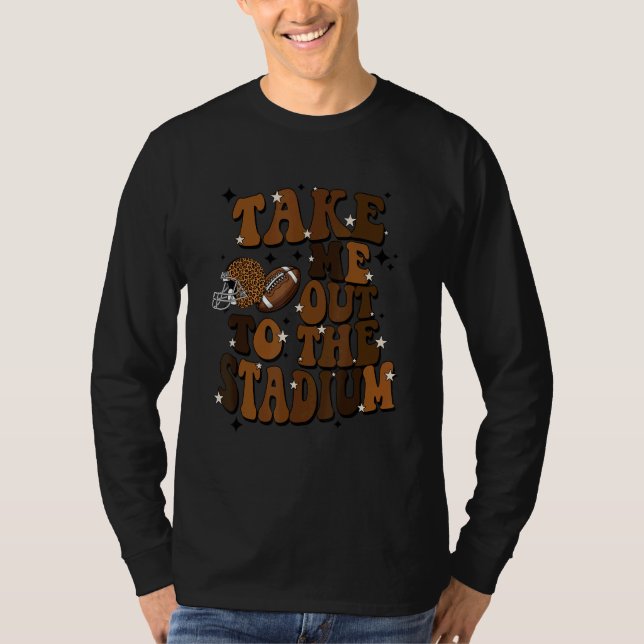 Camiseta Take Me To The Stadium Football Vibes Touchdown Se (Frente)