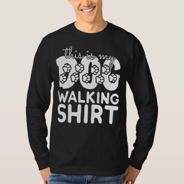Camiseta take the dog for a walk (Frente)