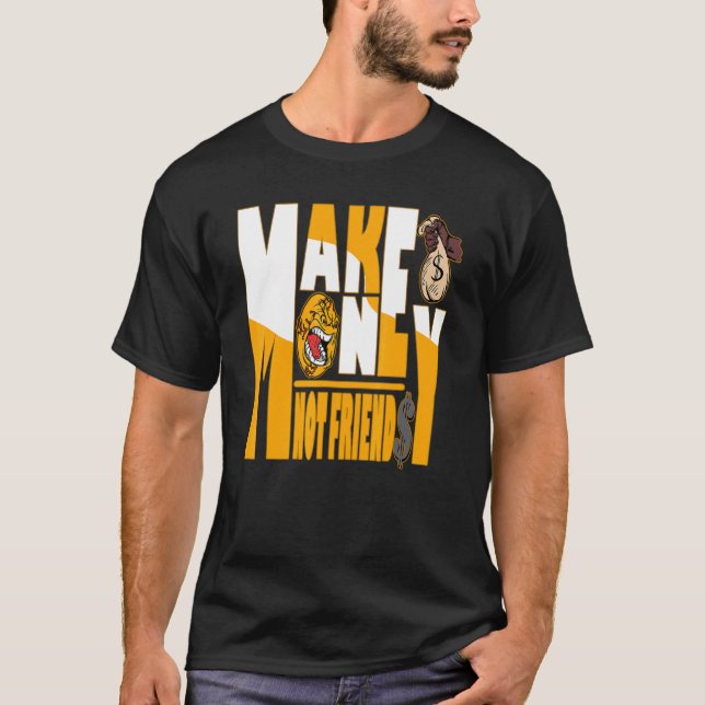 Camiseta Take Time Not Friends OG Yellow Toe 1s Matching (Frente)