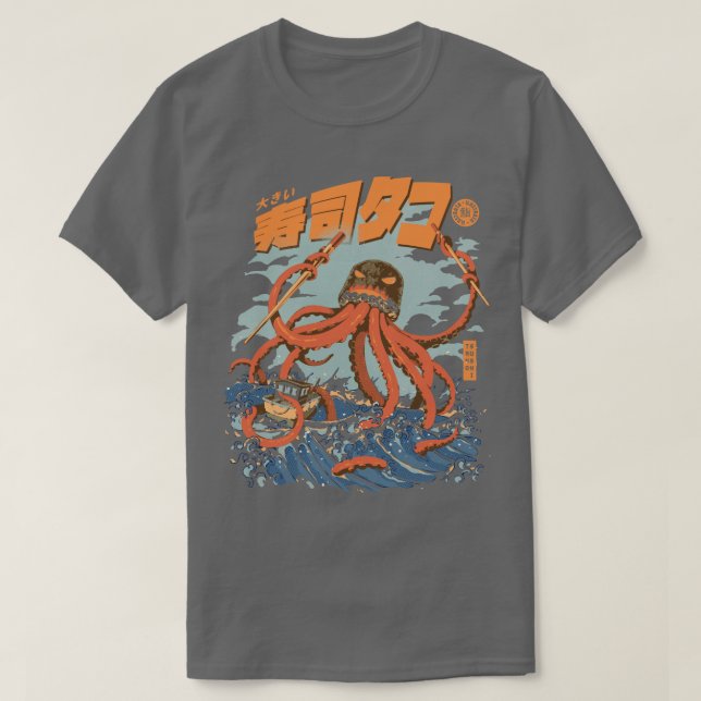 Camiseta Tako Sushi (Frente do Design)