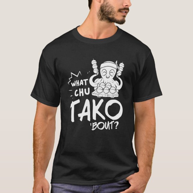 Camiseta Takoyaki Octopus Balls Comida Japonesa (Frente)