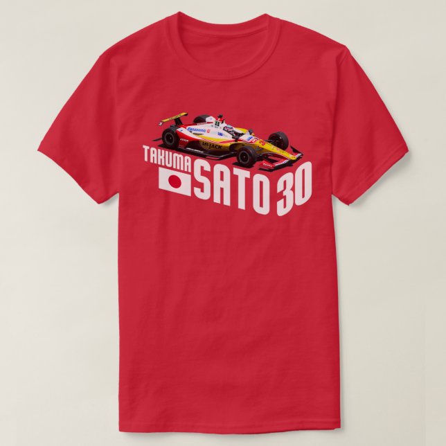 Camiseta Takuma Sato 2019 experimental (Frente do Design)