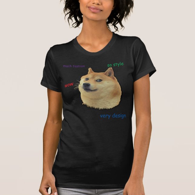 Camiseta Tal Doge.  Uau (Frente)