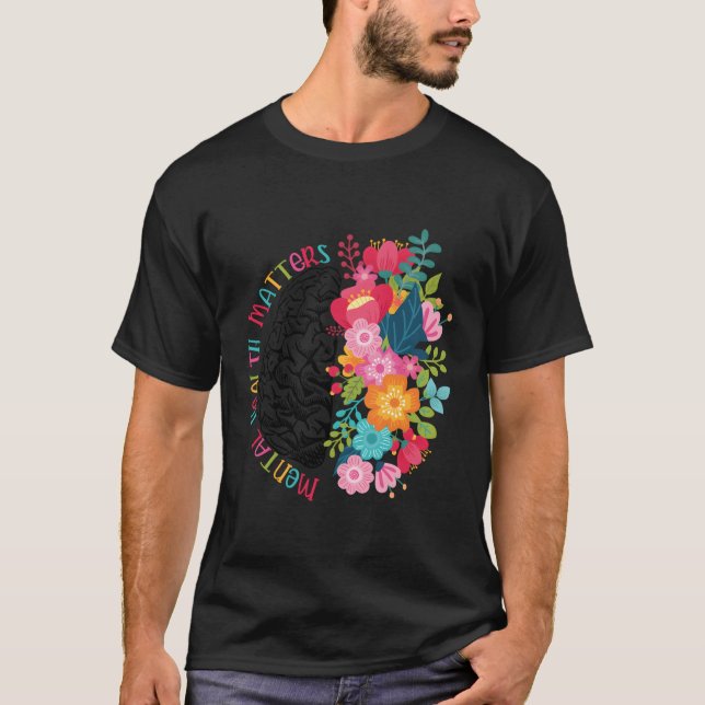 Camiseta Tal Health Importa A Consciência Da Doença Do Cére (Frente)
