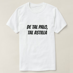 Camiseta Tal pai, tal filho em espanhol