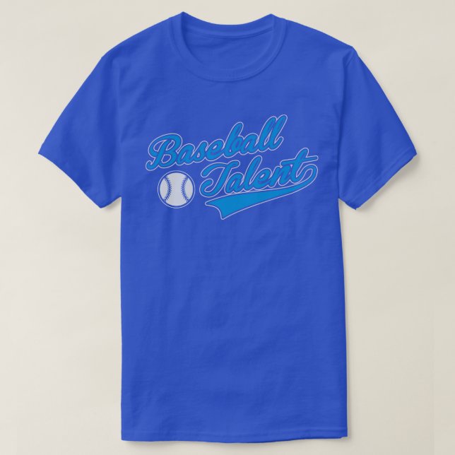 Camiseta Talento de beisebol (Frente do Design)