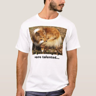 Camiseta Talento do Sheltie