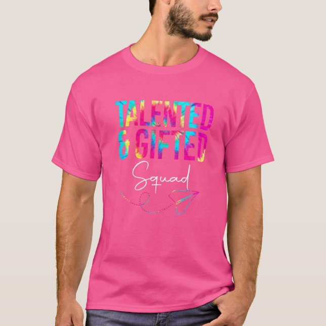 Camiseta Talento e Equipe Ed Gravata Dye Professor Criança  (Frente)