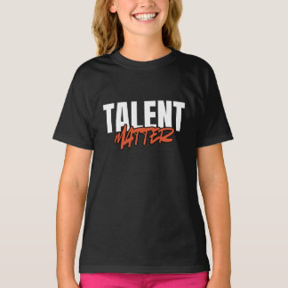 Camiseta Talento Importa Cotações da Tipografia Motivaciona