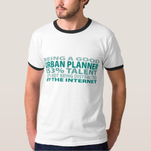 Camiseta Talento urbano do planejador 3%