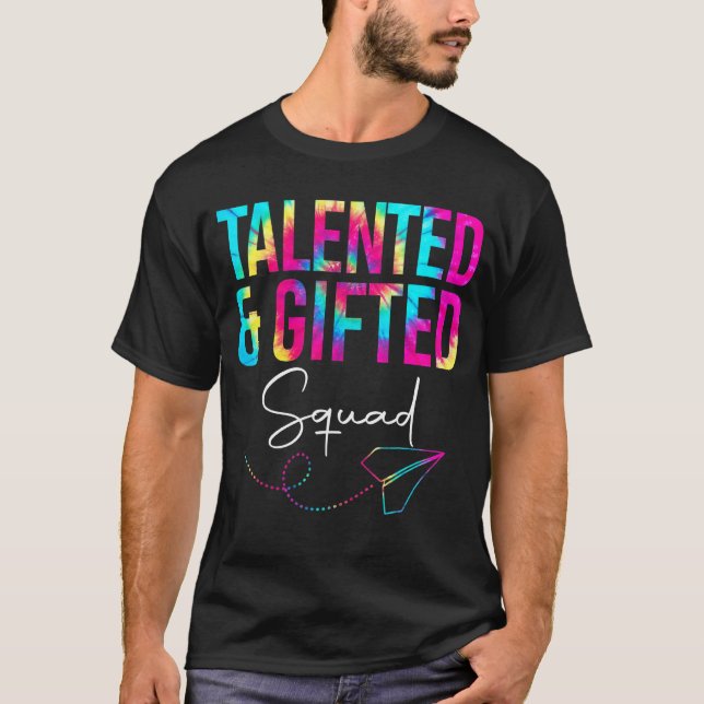 Camiseta Talentoso E Ed Squad Tie Dye Professora De Volta P (Frente)