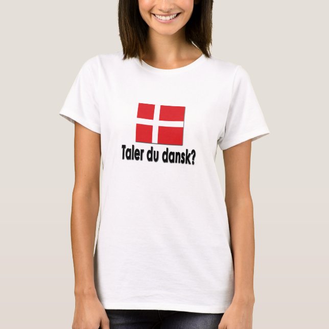 Camiseta Taler du dansk? (Frente)
