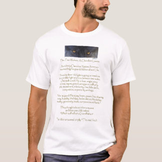 CAMISETA TALHA DE CHEROKEE DE DOIS WOLVES