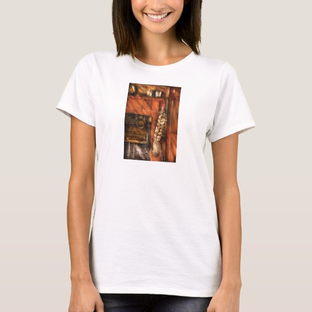 Camiseta Talheres - Alho e Colheres (Frente)