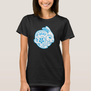 Camiseta Talismã do Ano do Coelho Feng Shui Comemorativo