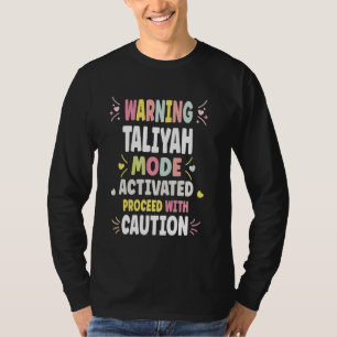 Camiseta TALIYAH Personalizado por Mulher TALIYAH