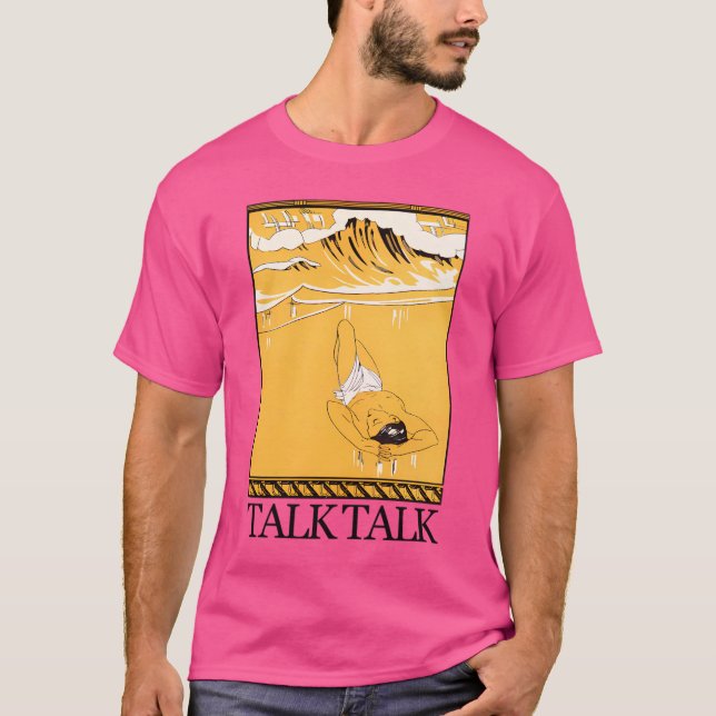 Camiseta Talk Talk Retro Style Aestic Design (Frente)