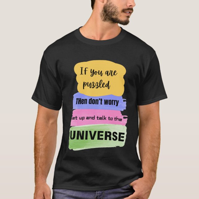 Camiseta Talk to the Universe – Manifestation & Cosmic  (Frente)