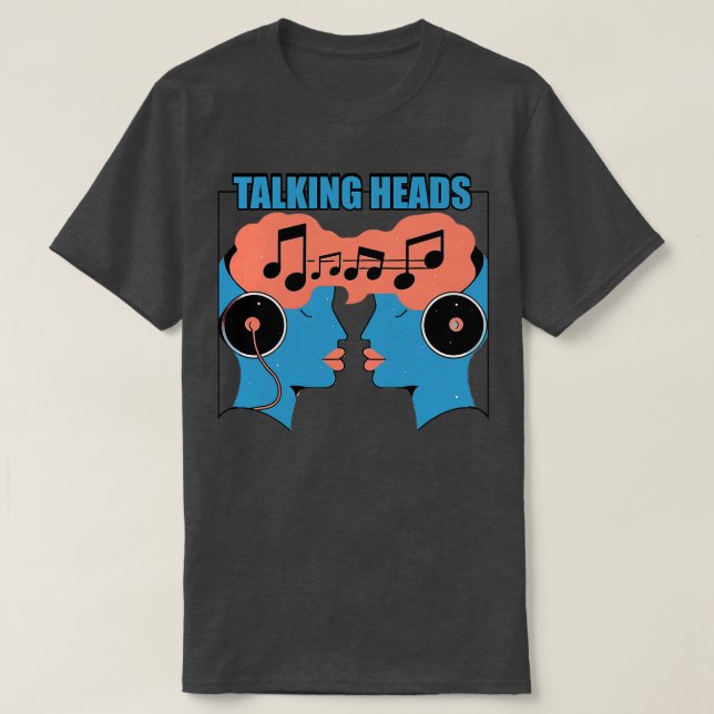 Camiseta Talking Head Vintage design (Frente do Design)